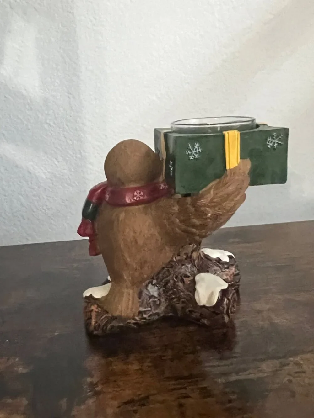 Yankee Candle Christmas Owl Tealight Holder